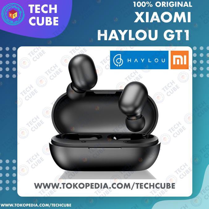 Xiaomi Haylou Gt1 Tws Wireless Earphone Bluetooth 5.0 Touch Control - Hitam Termurah