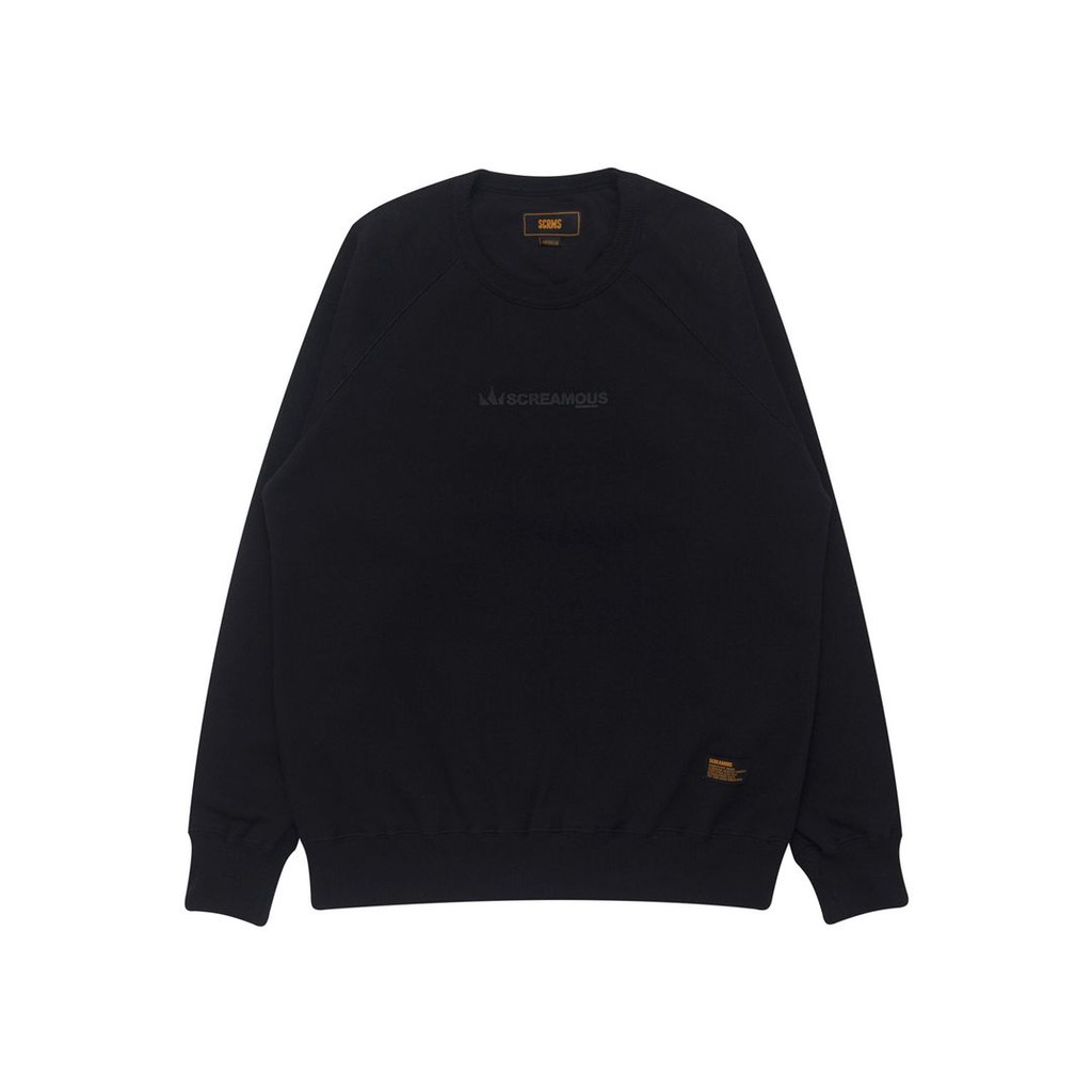 SWEATER CREWNECK SCREAMOUS SIGNATURE LEGEND TINY ON BLACK