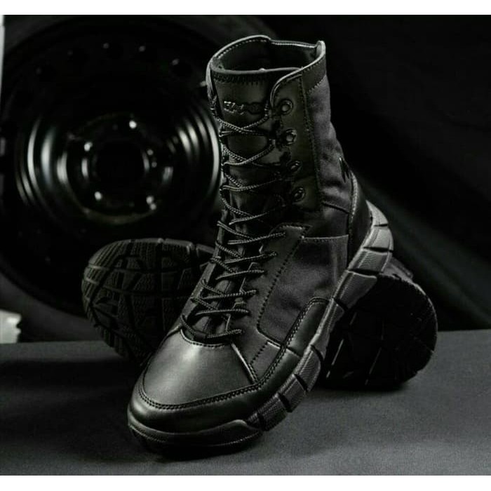 PROMO ZIMZAM Sepatu PDL Weba Brimob Black Sepatu Brimob PDL Jatah TNI BRIMOB Kulit Asli