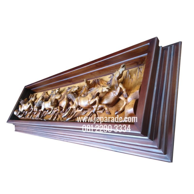 Relief kuda isi 8 kuda plus Frame.