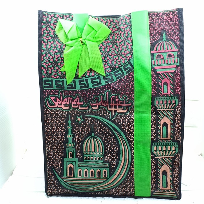 

NEW Tas goodiebag lebaran 30x40 (pilih warna) - Hijau Terang
