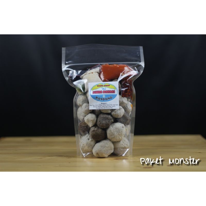 

PAKET MONSTER BASO IKAN SINAR BAHARI BANDUNG WARUNK JAJANAN