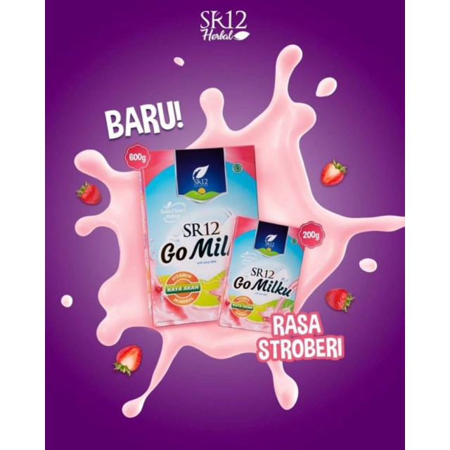 

New! GOMILKU STROBERI SR12 / SUSU KAMBING ETAWA