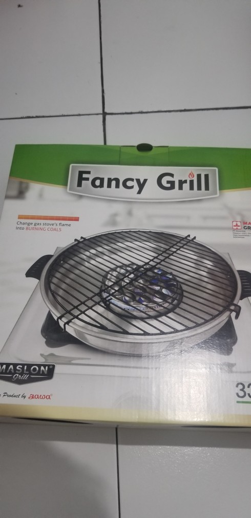 Panggangan Maspion Fancy Grill 33 Cm Alat Pemanggang