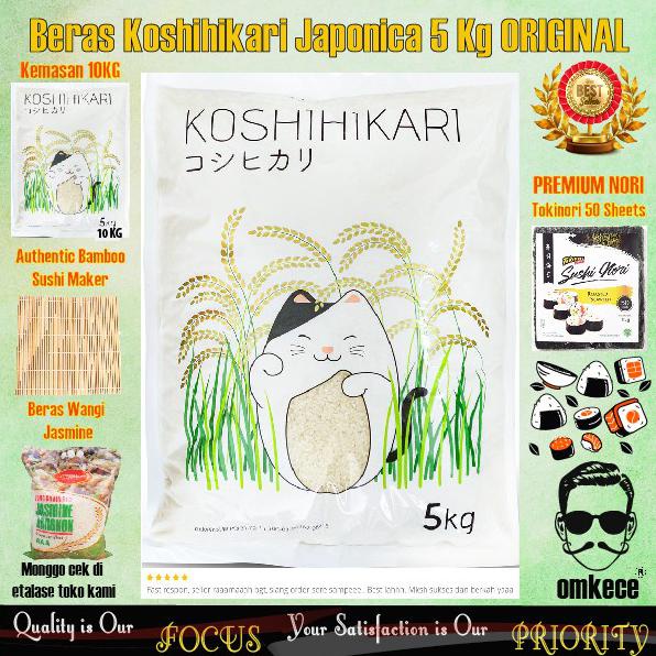

KOSHIHIKARI BERAS JEPANG JAPONICA 5KG ORI BEST SELLER (CUSTOM ORDER)