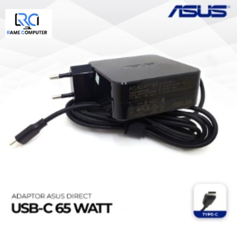 Adaptor Direct Asus Usb C 65 Watt Original