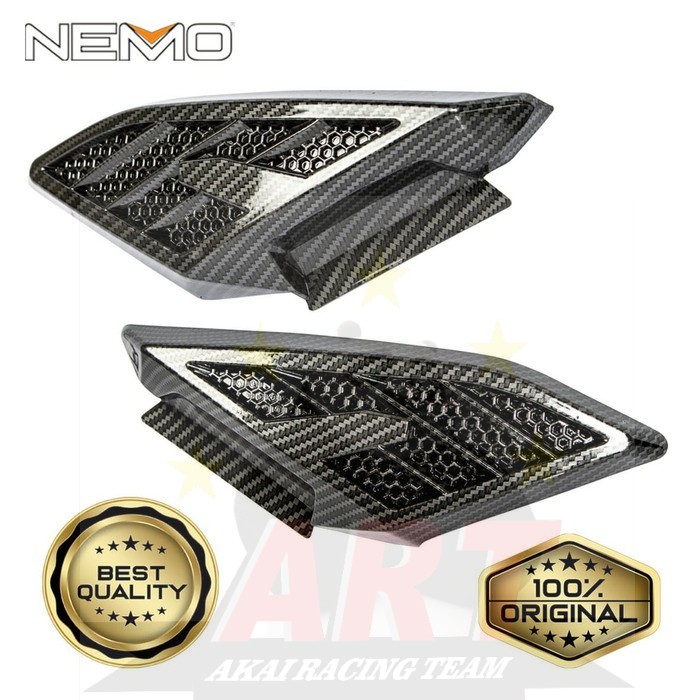 New [ GMA NEMO ] COVER CARBON NMAX 2020 PART.BODY KIRI KANAN/ STEP BELAKANG