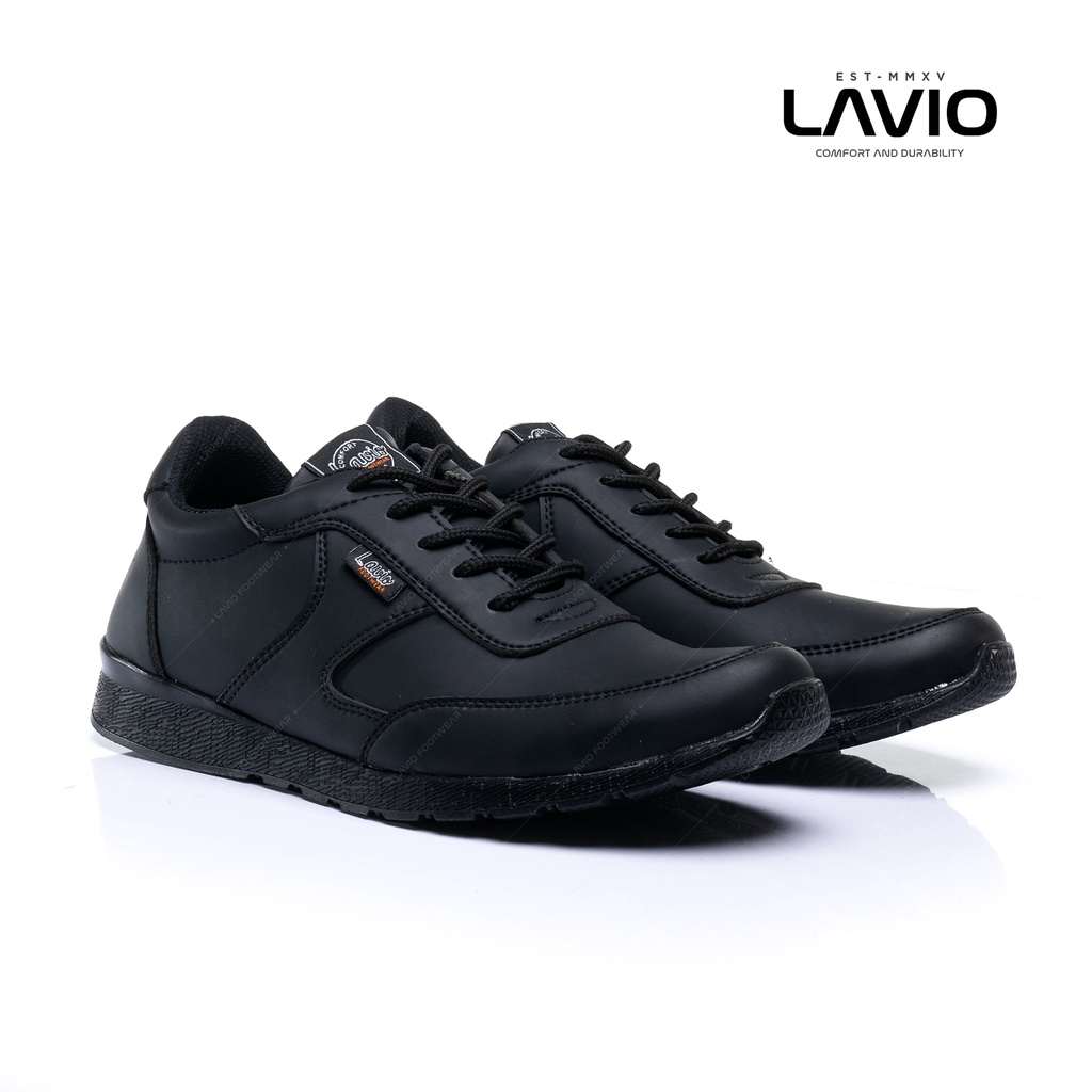 Lavio Sepatu Sneakers Safety Cowo Kekinian Ujung Besi Lexa Terbaru 2022