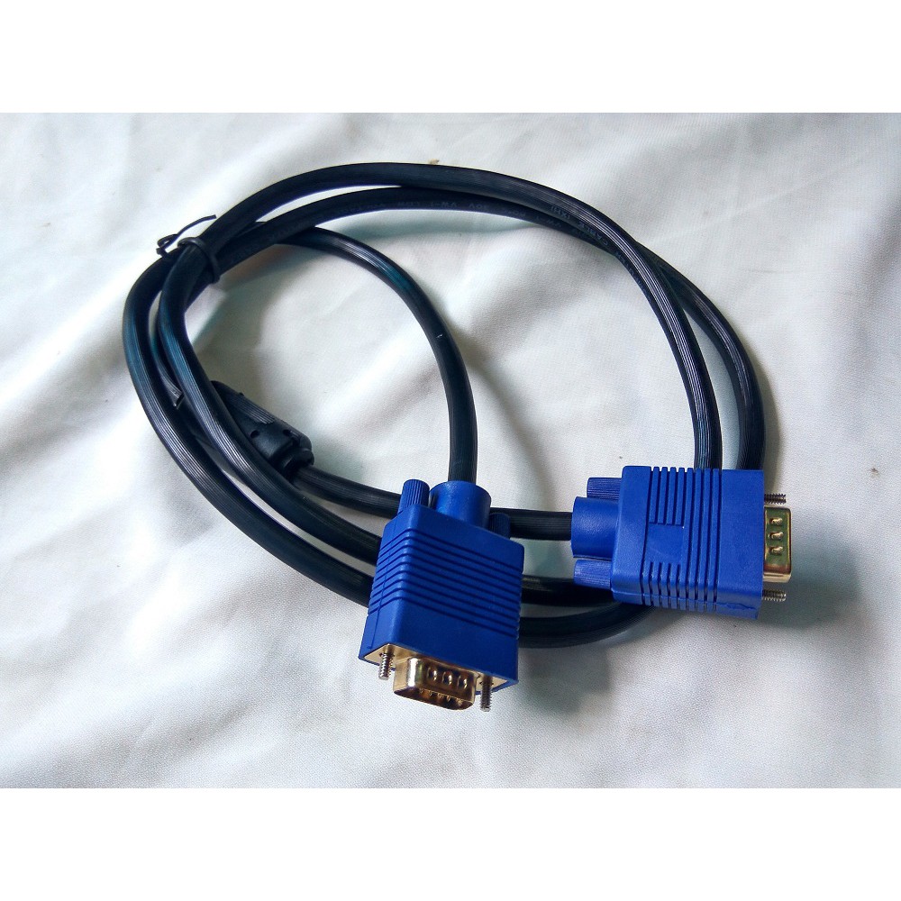 KABEL VGA 1.5M HIGH QUALITY GOLD PLATED - Kabel VGA 1.5 Meter Gold Plated