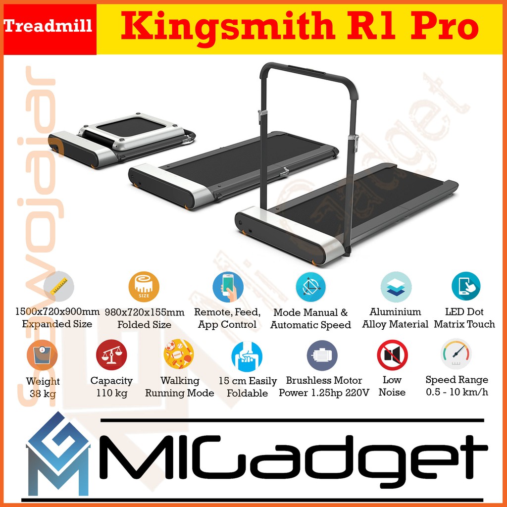 Kingsmith R1 Pro R 1 Pro Walking Pad Treadmill 2 in 1
