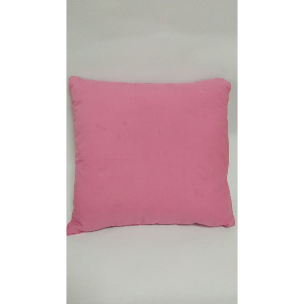Sarung Bantal Sofa Kursi Katun Polos 40x40 Lis