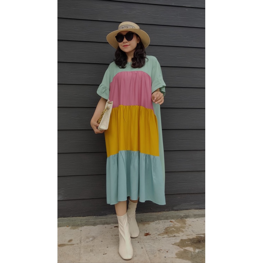 [BEST SELLER] Nagita Dress | Daster Cantik | Laura dress Ori yayuku | Daster Kekinian | Daster Viral