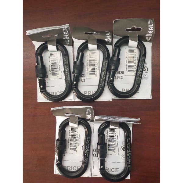 Carabiner Beal O'light. Not PETZL