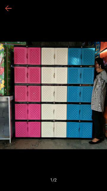 Lemari Plastik / Lemari Pakaian Susun 5