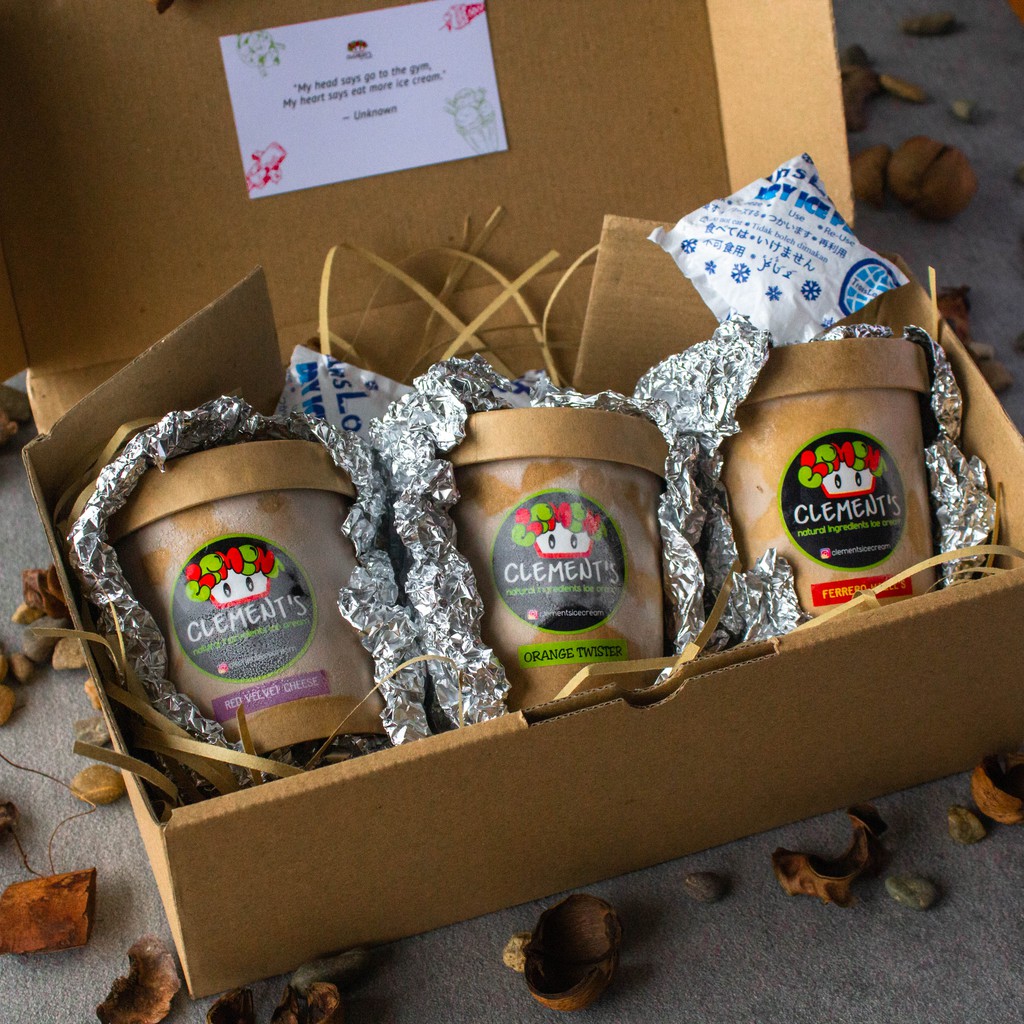 

Gift Pack - 3 Pints of Clement's Ice Cream