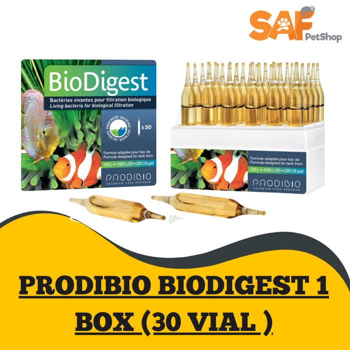 BIODIGEST BAKTERI STARTER CYCLING AQUARIUM AIR LAUT 1 BOX