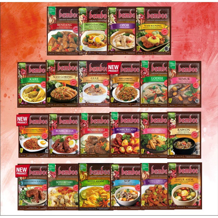 Bamboe bumbu dapur all varian rawon rendang balado soto gule opor dll