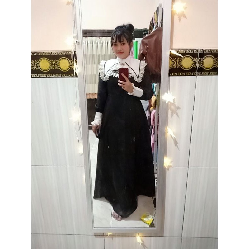long dress lolita gothic preloved