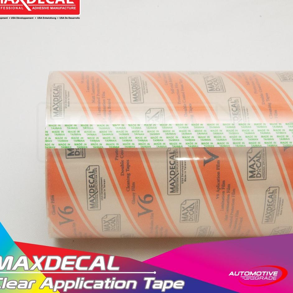 

Terbaik 30CM x 50M MAXDECAL Masking Transfer / Clear Application Tape ROLL ✔