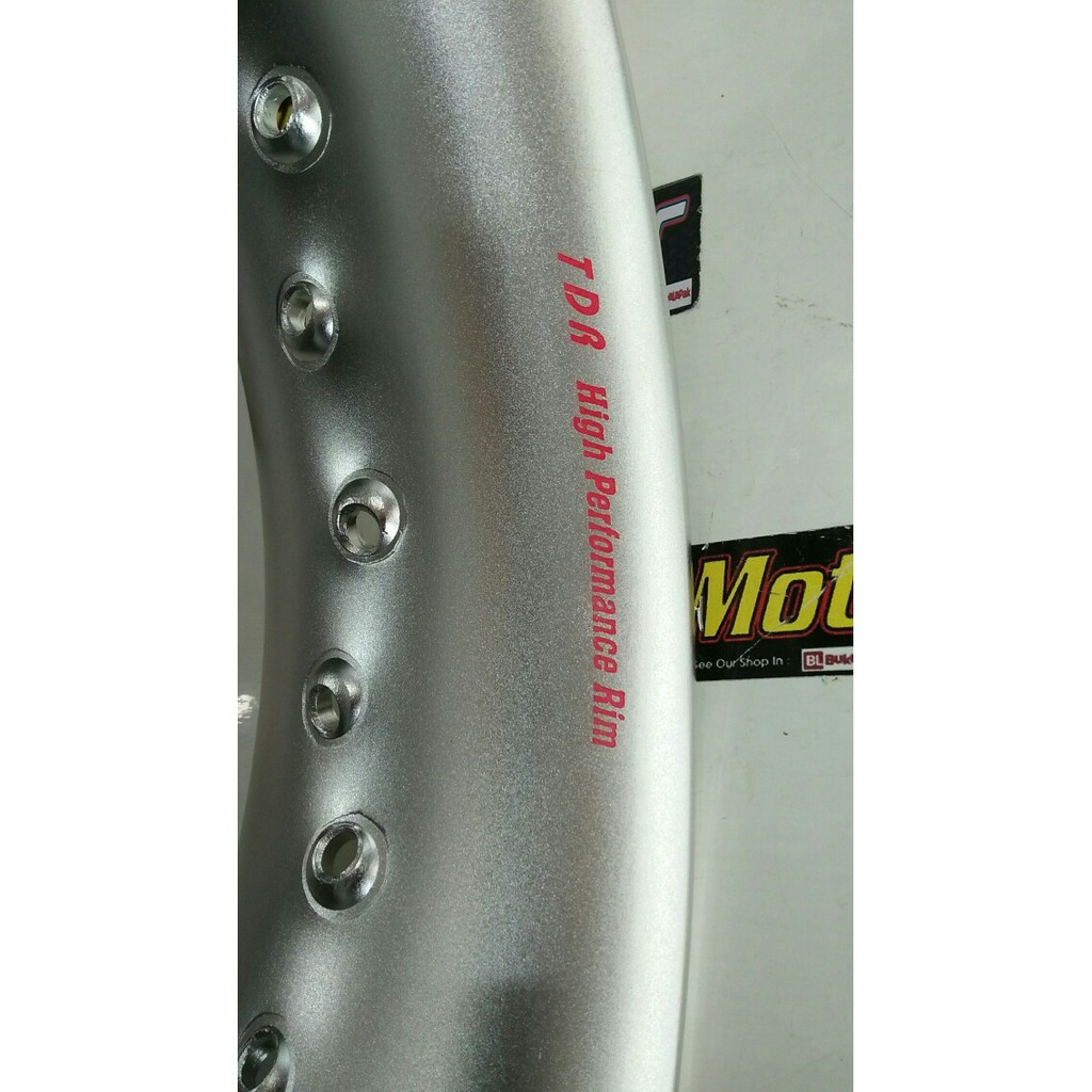 velg tdr u shape 350 17 dan 250 17 silver #HAM