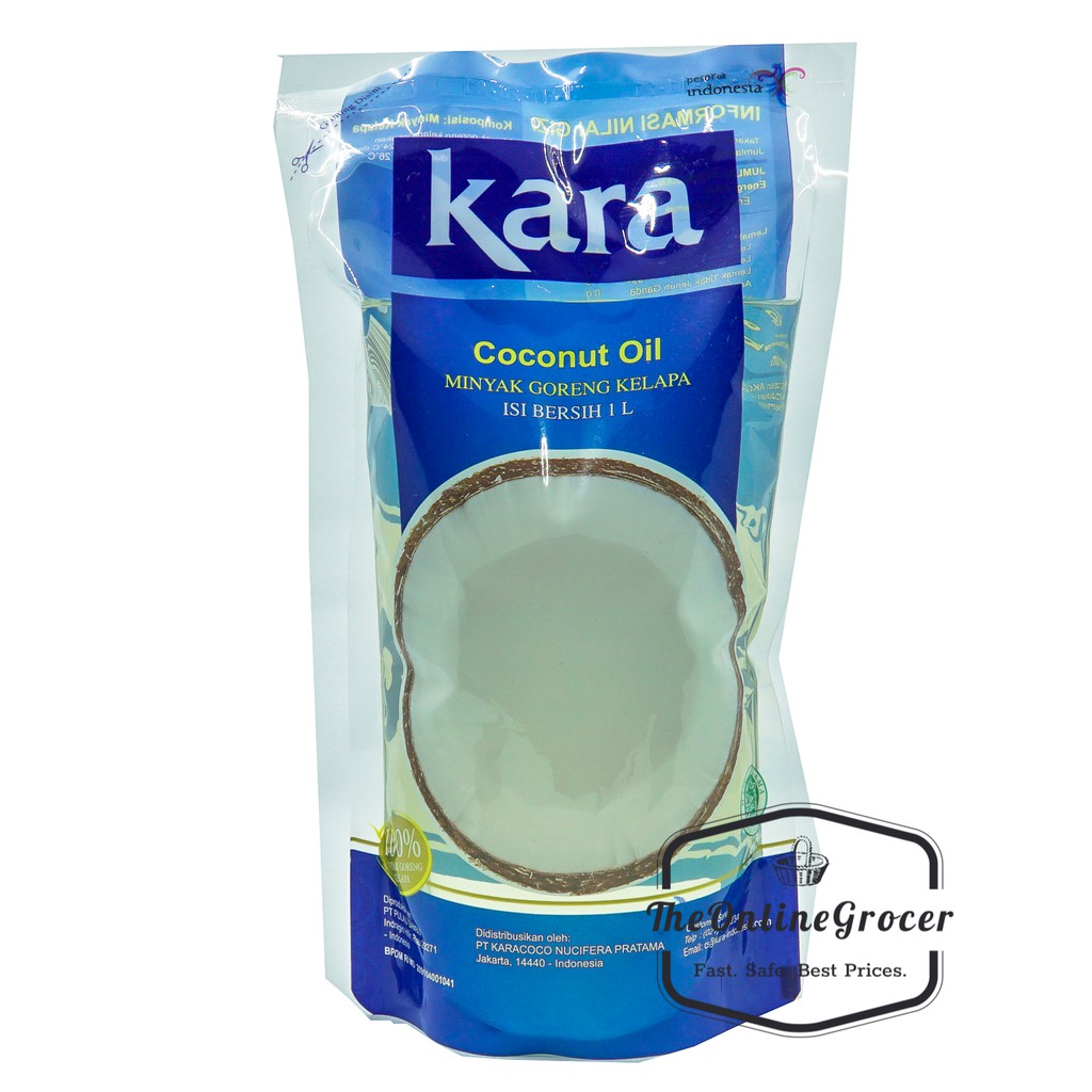 Kara Coconut Cooking Oil 1L - Minyak Kelapa Murni