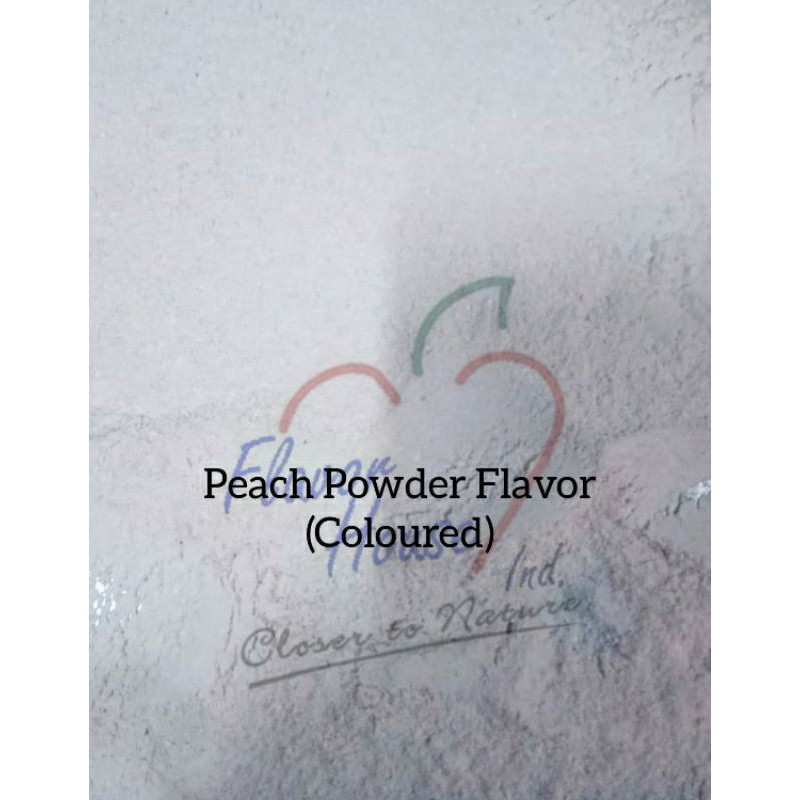 

Peach Powder Flavor Coloured (+warna)