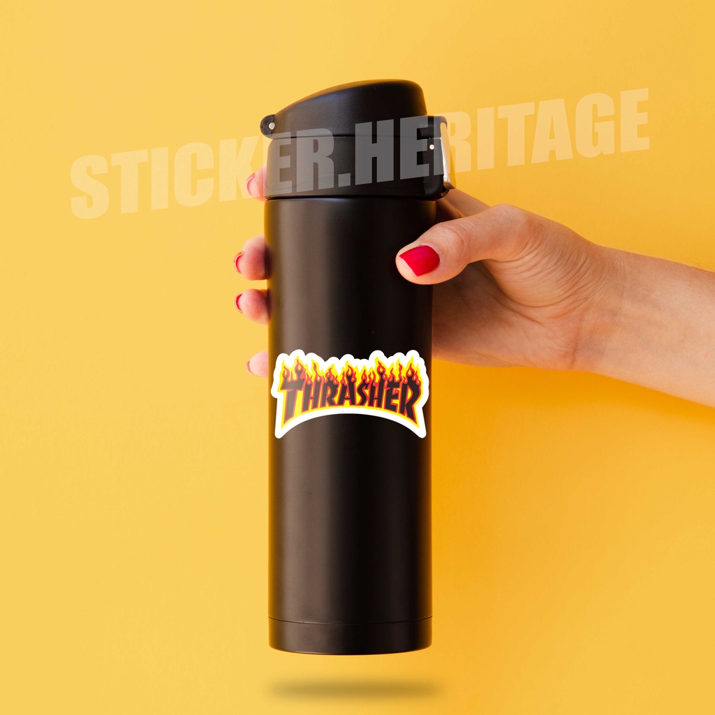 Stiker Aesthetic THRASER | STIKER TUMBLER HP | STICKER AESTHETIC STIKER LAPTOP