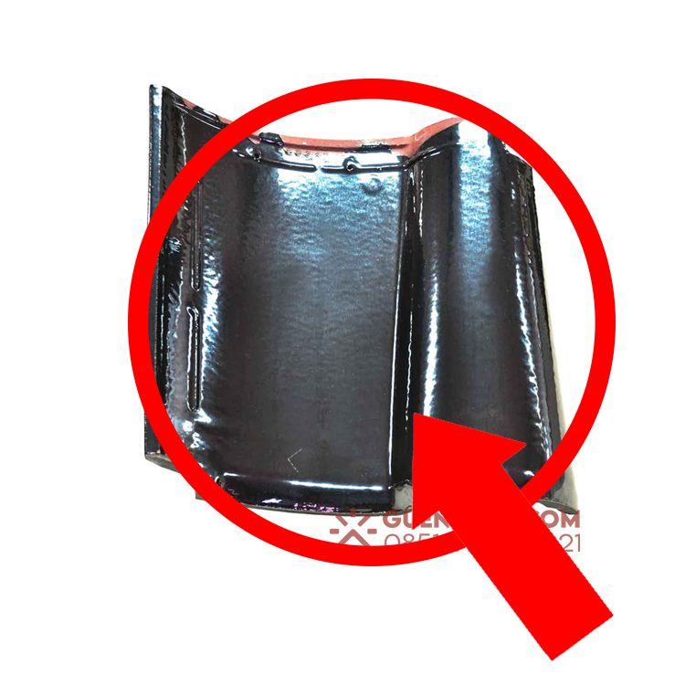 Genteng Keramik Utama Kia Kw 2 Warna Opal Black