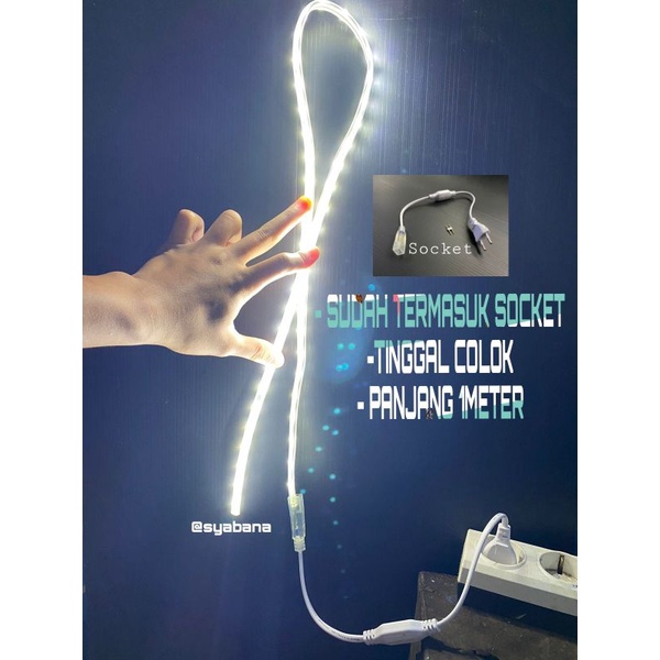 LAMPU LED STRIP 1METER TINGGAL COLOK