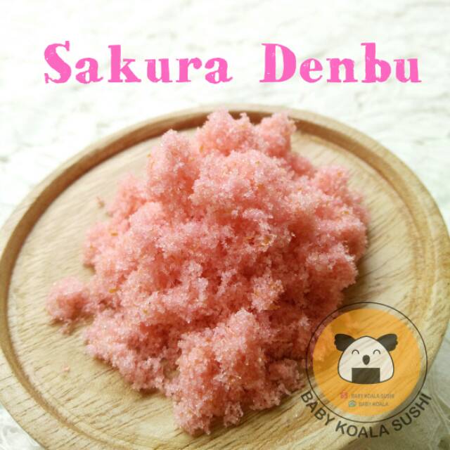 HIROKING Sakura Denbu 50 g Halal │ Abon Ikan Pink Sakura untuk Sushi Bento,,,