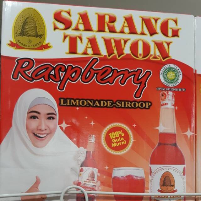 

SYRUP SARANG TAWON RASPBERRY 12 BTL / DUS / KARTON