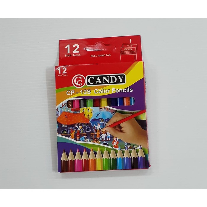 

PENSIL WARNA CANDY CP-12S 12 WARNA PENDEK | ALAT MEWARNAI
