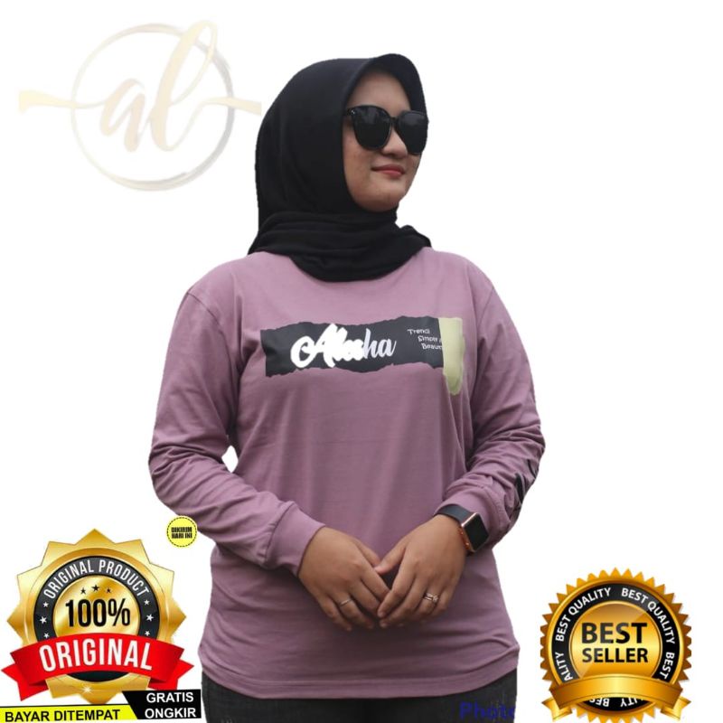 ATASAN WANITA TANGAN PANJANG TERBARU / KAOS ATASAN WANITA TANGAN PANJANG / BAJU ATASAN WANITA TANGAN
