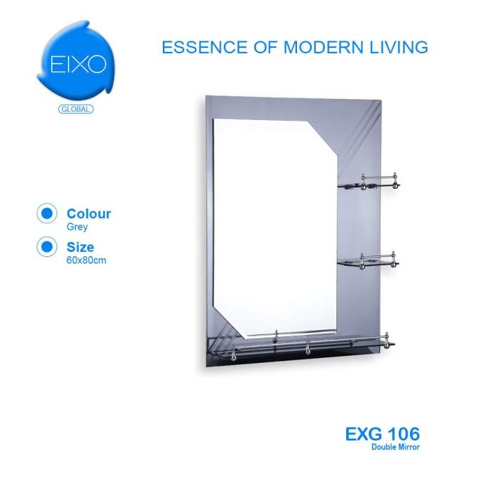 EIXO Global Mirror Kaca Cermin 60 x 80 cm Wastafel Dinding Kamar Mandi ---NEW---