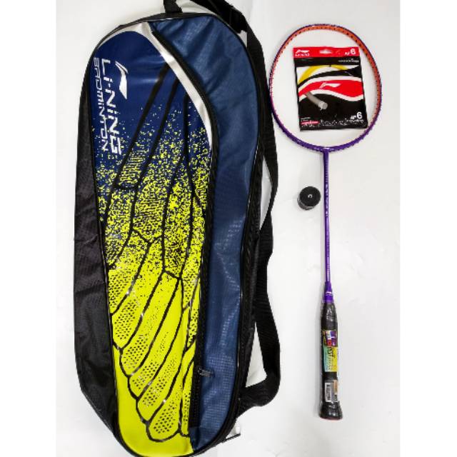 Raket Bulutangkis Lining Super Force 84 bonus tas grip dan senar