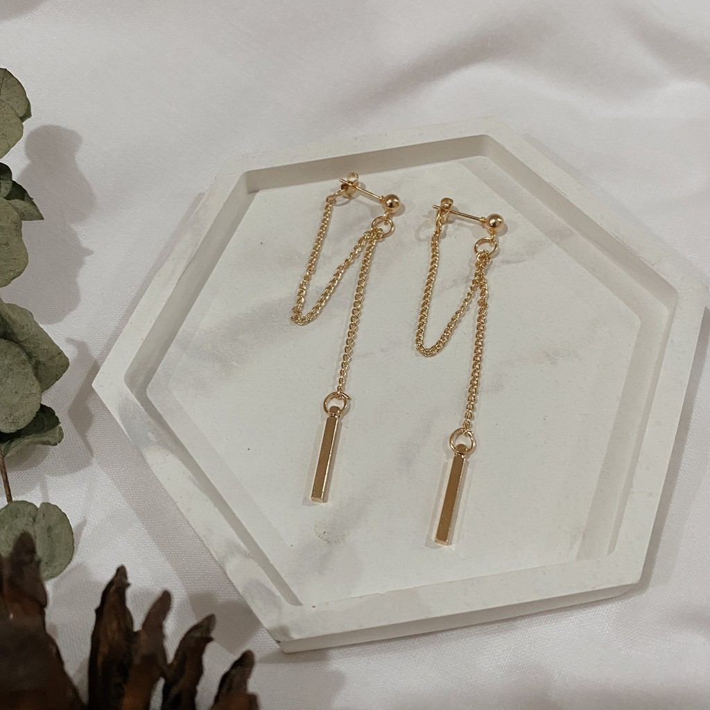 joelle earrings / Anting Wanita Aksesoris Wanita-Gold