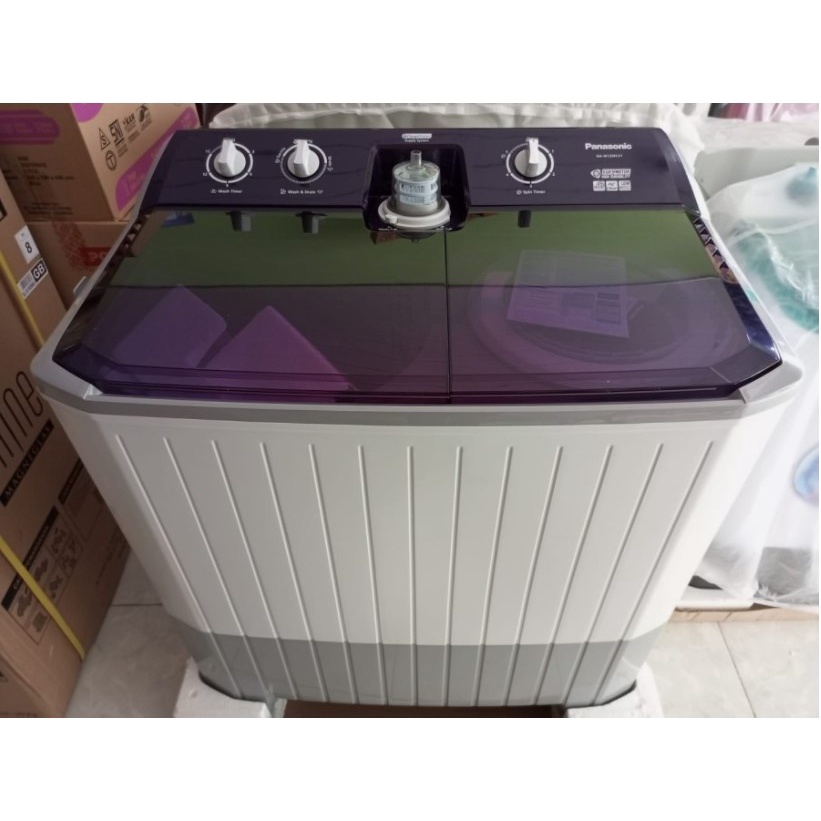 Panasonic Mesin Cuci 2 Tabung 12,5Kg Low Watt NA-W125FCV1 NAW125FCV