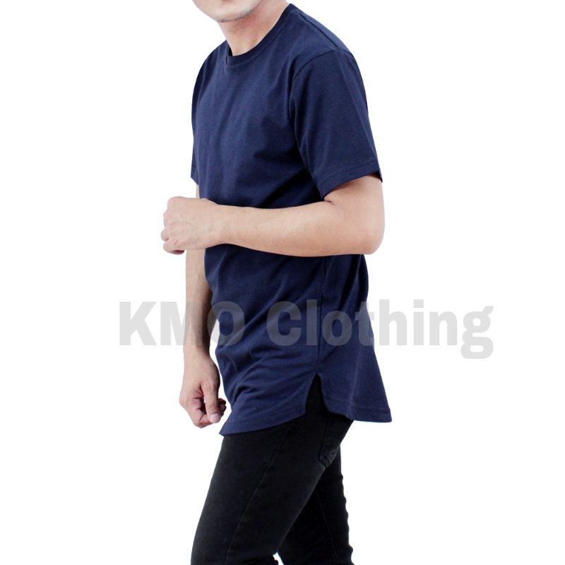 KMO Kaos Longline Kaos Kurta Pria Kaos Muslim Kaos Polos Pria Kaos Muslim