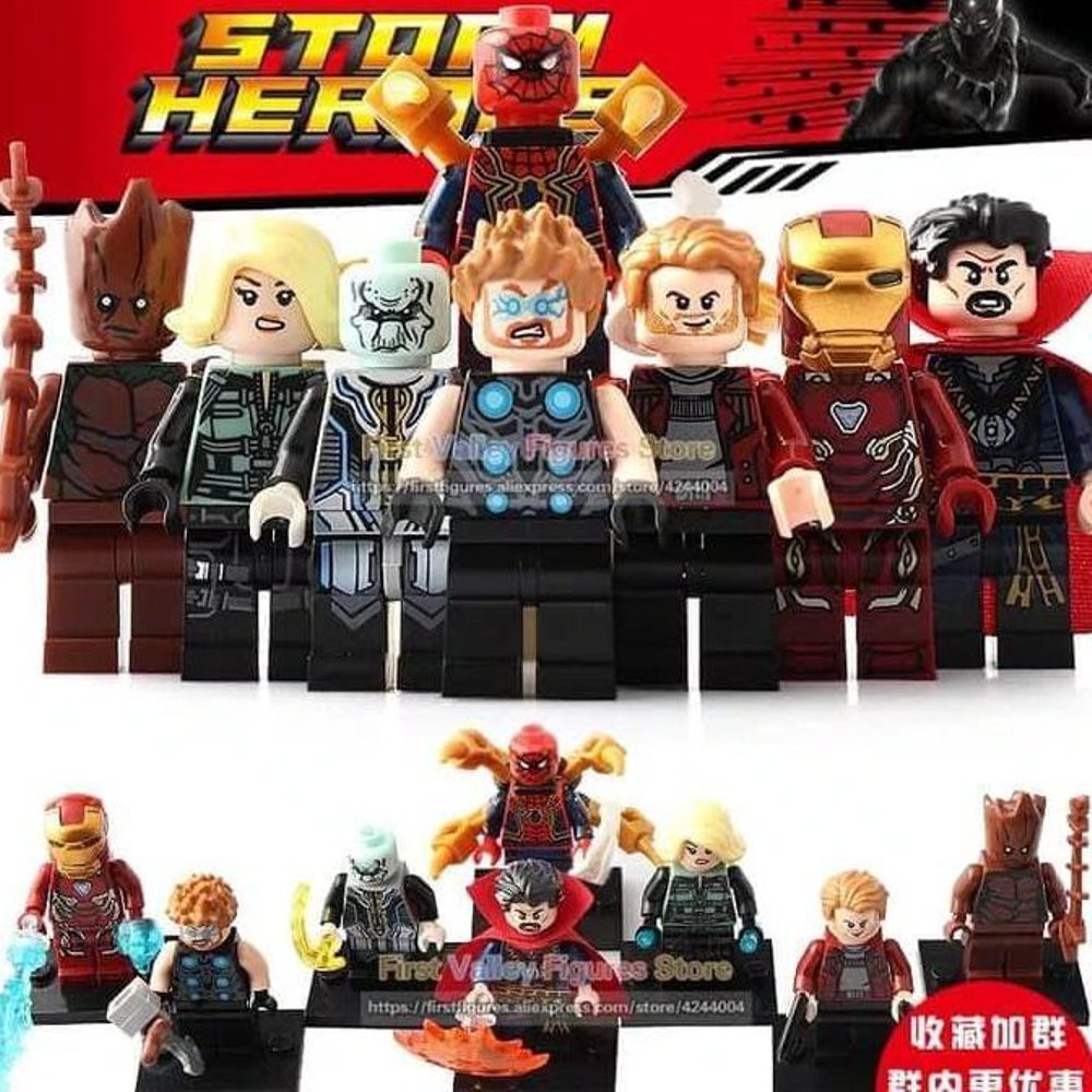 Brick Lego Avengers Super Heroes Infinity War Marvel Civil War