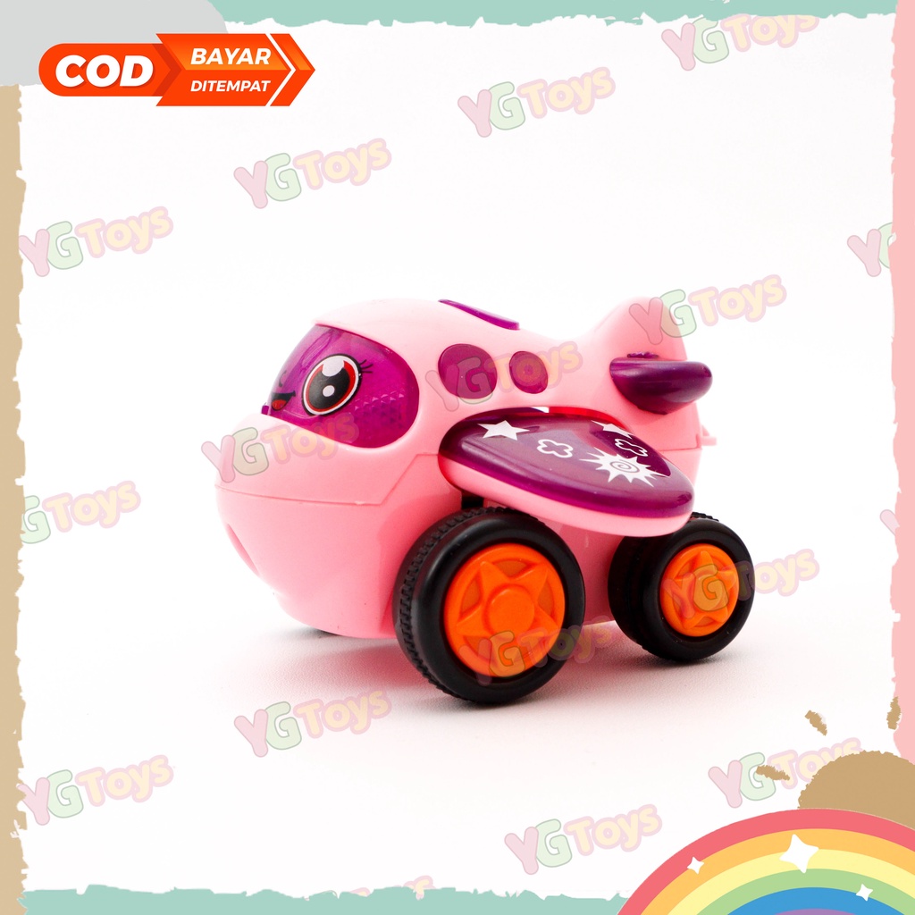 YGtoys Star Rider Inertia Toys Mainan Anak Kendaraan Mobil Kartun Dorong