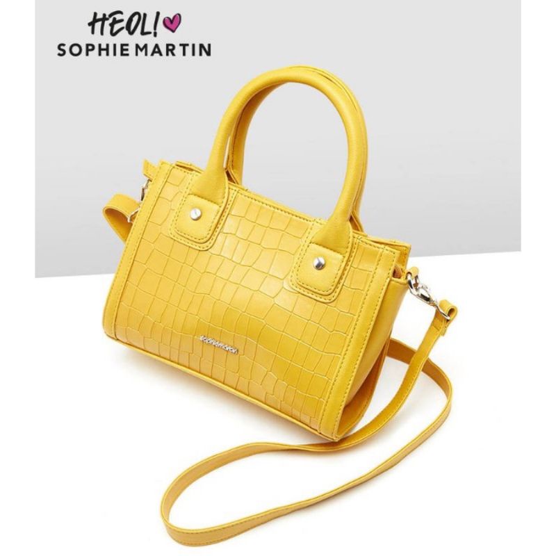 TAS SLEMPANG WANITA HEOL TOTE YELLOW SOPHIE MARTIN PARIS