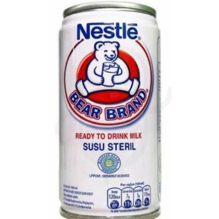

Susu Bear Brand Nestle Susu Steril 189ml