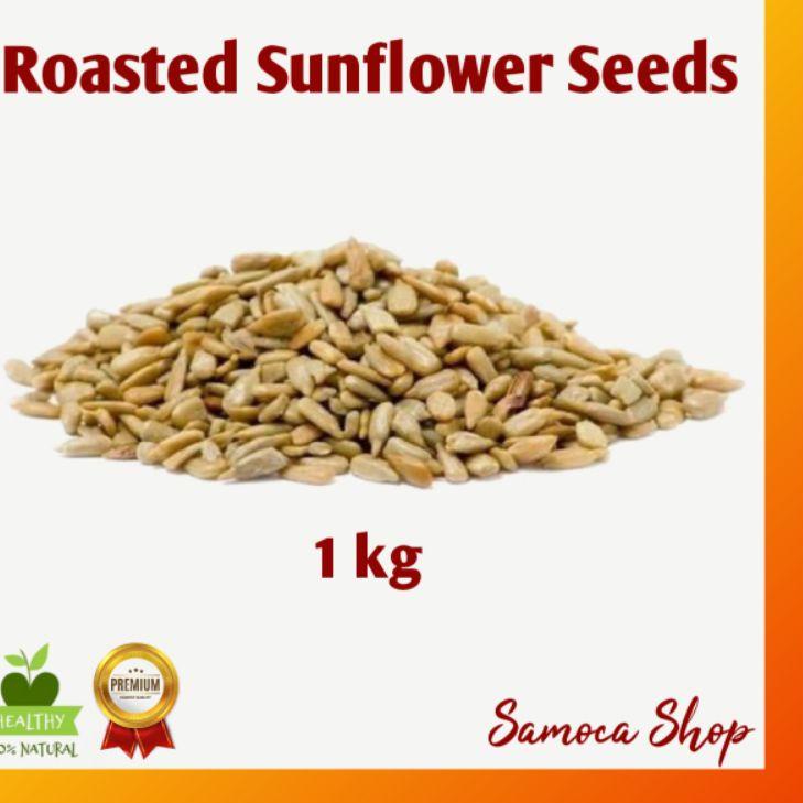 

Super Oke--Roasted Sunflower Seeds Biji Bunga Matahari Kuaci Panggang Cemilan Sehat Diet Keto DEBM 1kg