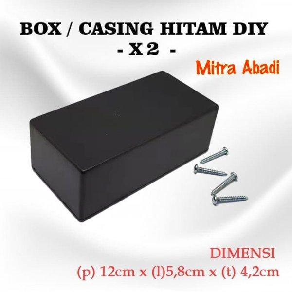 

Paling Terlaku Box Kotak Casing Plastik X2 For Komponen Diy Ukuran 12 X 5 8 X 4 2 Cm New
