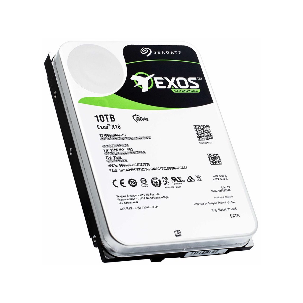 SEAGATE EXOS X16 10TB 3.5&quot; 7200RPM 256MB SATA HDD