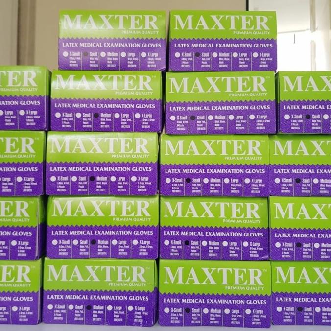:0:0:0] Sarung Tangan Latex MAXTER 100Gloves (Harga Perbox)