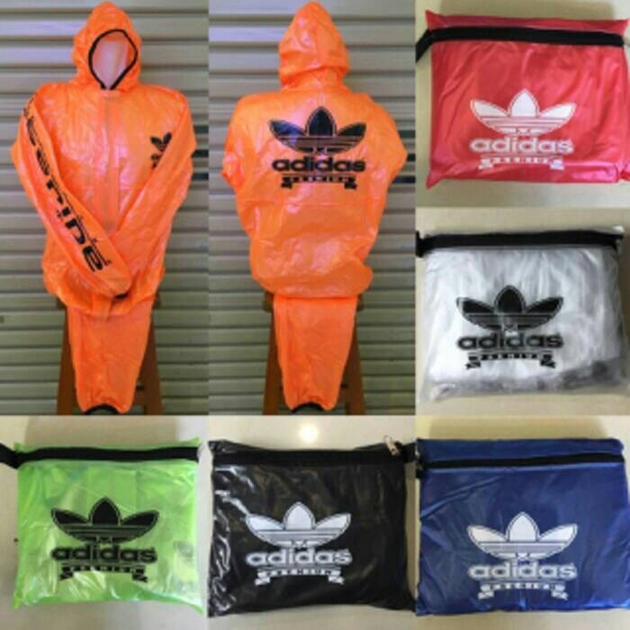 (COD) Jas Hujan Adidas/nike/reebok Kualitas Premium / Jas Hujan