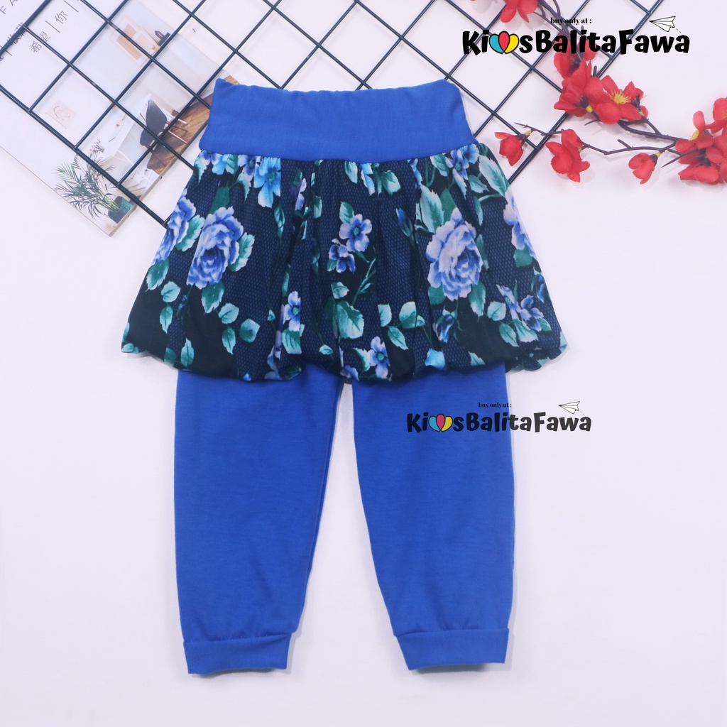 Legging Balloon Baby Girl 0-12 Bulan / Leging Rok Celana Panjang - Pants Baby Kaos - Motif Polos