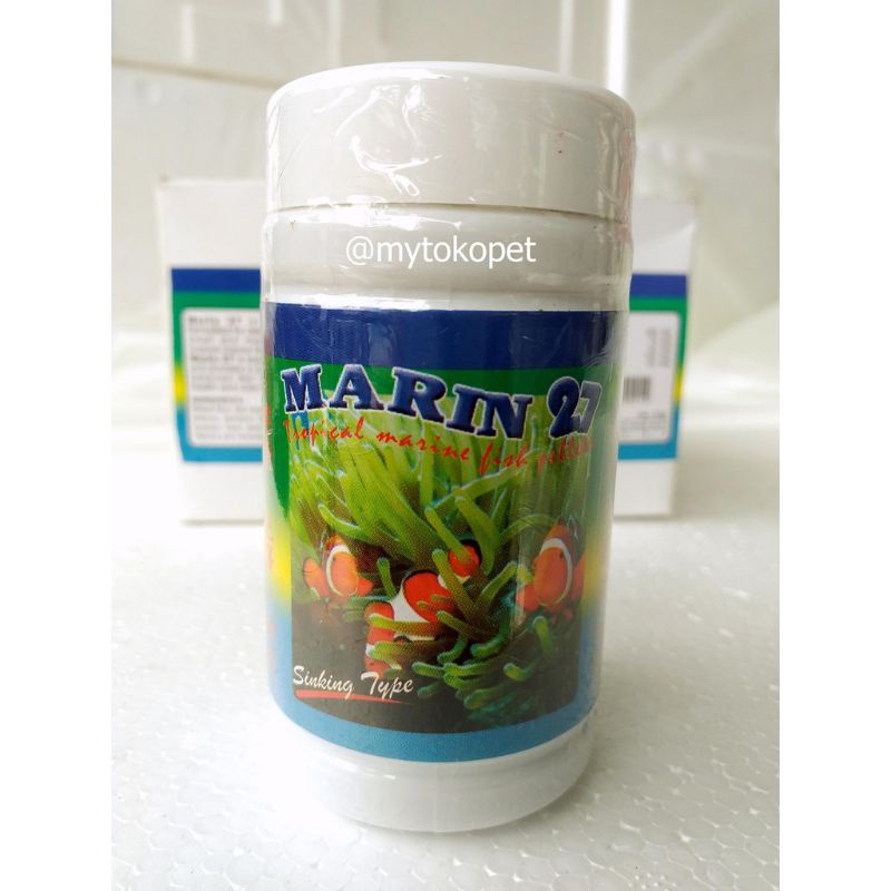 Marin 27 makanan pakan ikan laut salt water fish food 50gr