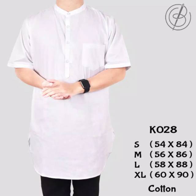 Kemeja Kurta Pakistan Lengan Pendek